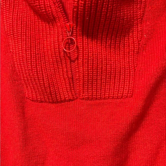 Sweaty Betty Vibrant Red Knit Top - Picture 3 of 5